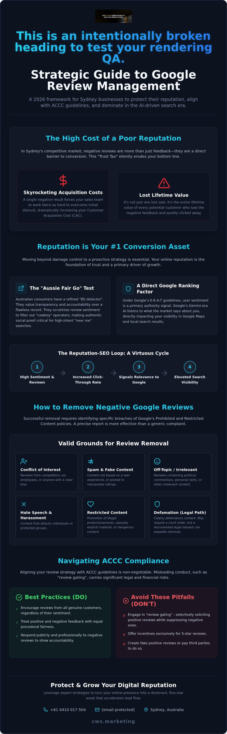 How to Remove Negative Google Reviews: The 2026 Strategic Guide for Aussie Brands